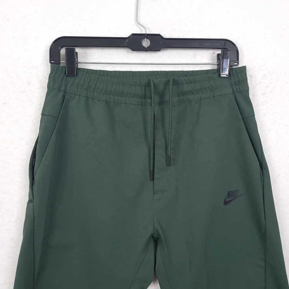 Nike Sportswear Tech Woven Pants Green Small Gorpcore Casual Tapered AR3221 073
